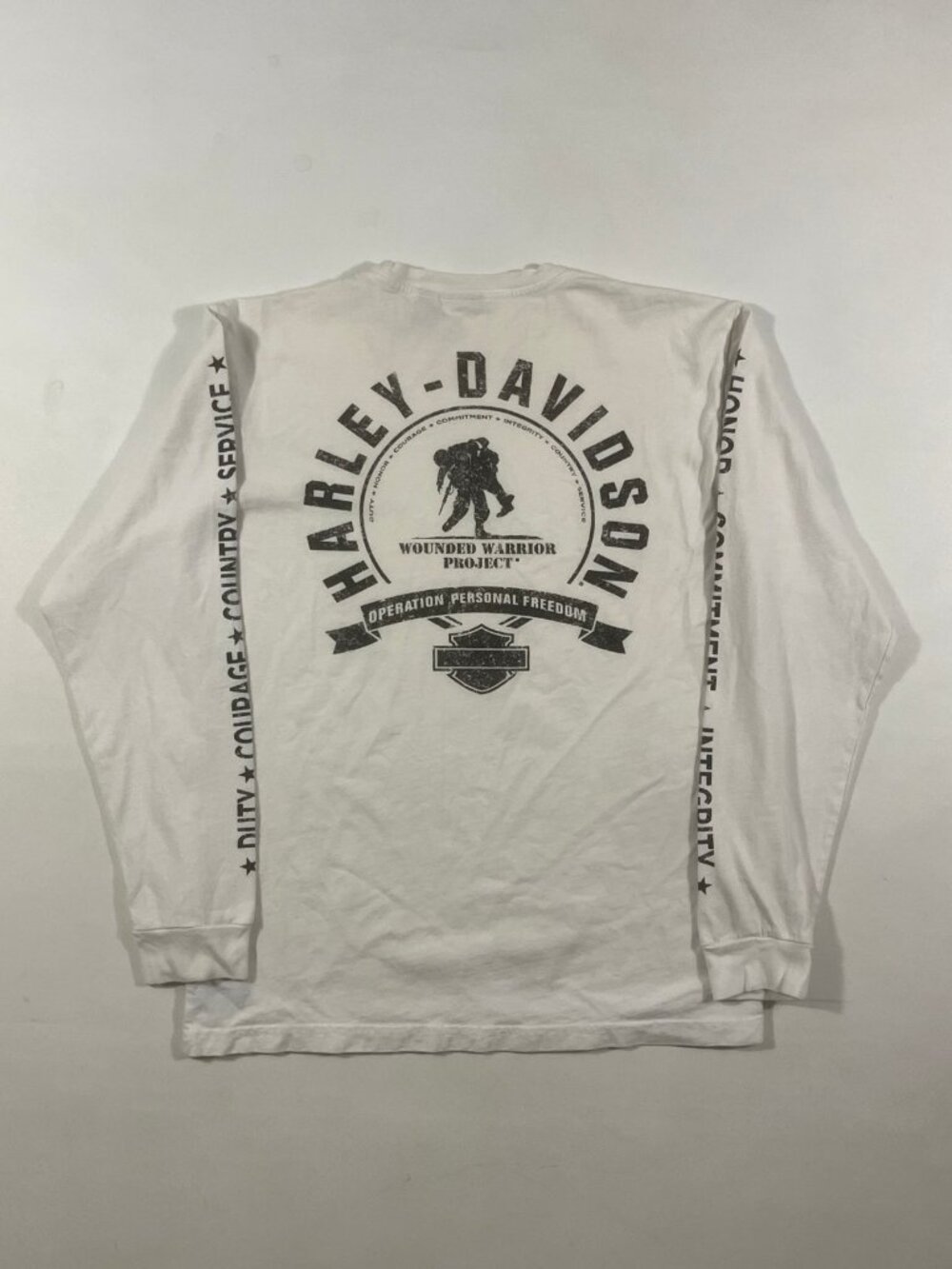 Harley-Davidson Wounded Warrior Project Operation Personal Freedom Long Sleeve…